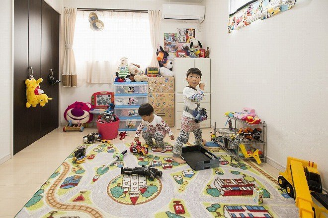 子ども部屋にはおもちゃがたくさん！