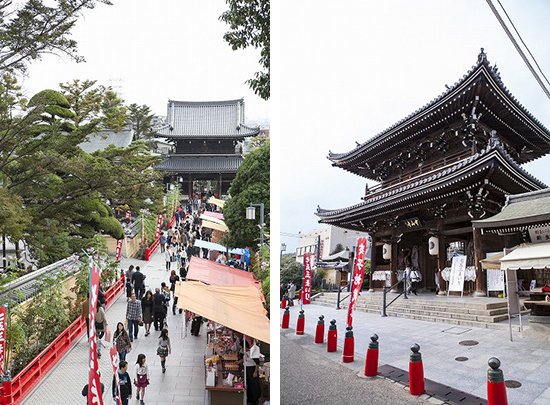 子授祈願・安産祈願の大本山"中山寺"は最寄り駅から徒歩すぐ。お子様が生まれたばかりのK様ご夫婦も安産祈願されました