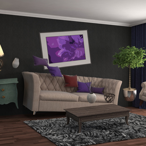 リビングのインテリアも地震対策をしましょう。