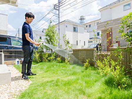 戸建住宅の魅力のひとつが庭