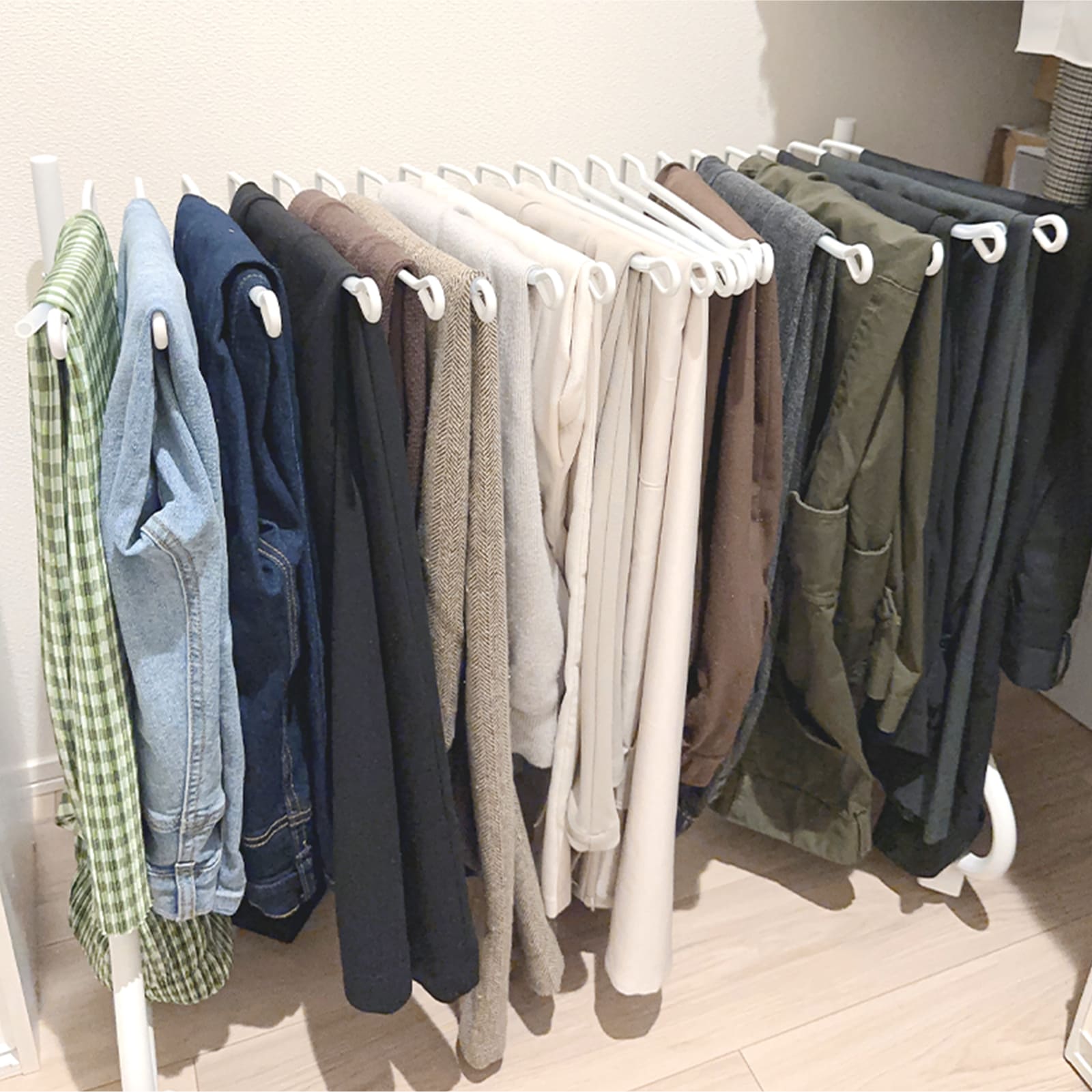 ボトムス専用ハンガーの画像