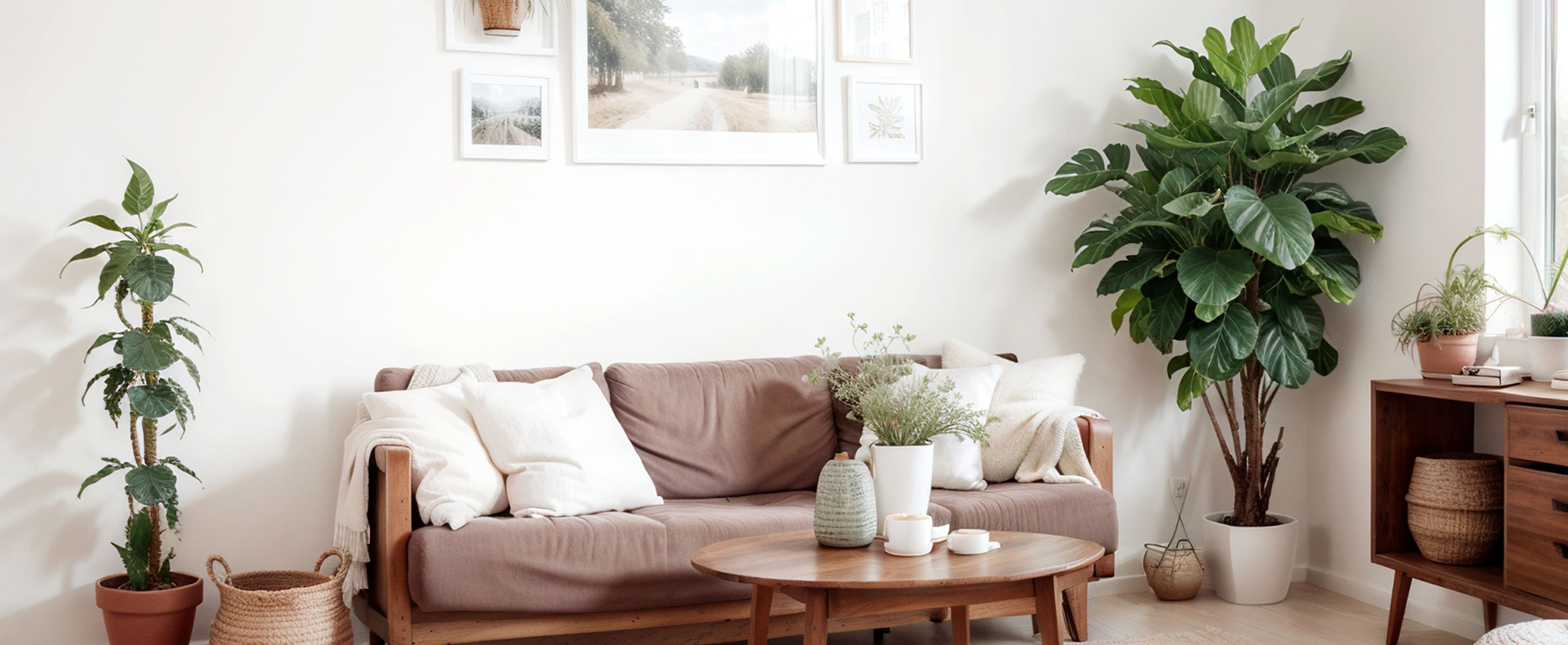 整理整頓されたリビングの画像