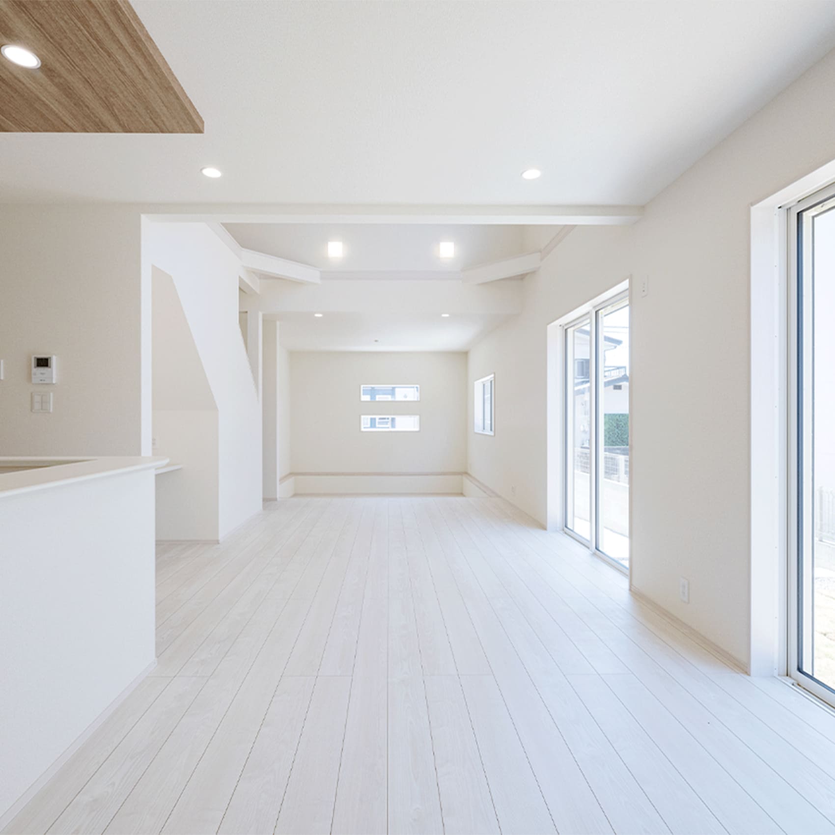 ブルーミングガーデンのリビング事例の画像