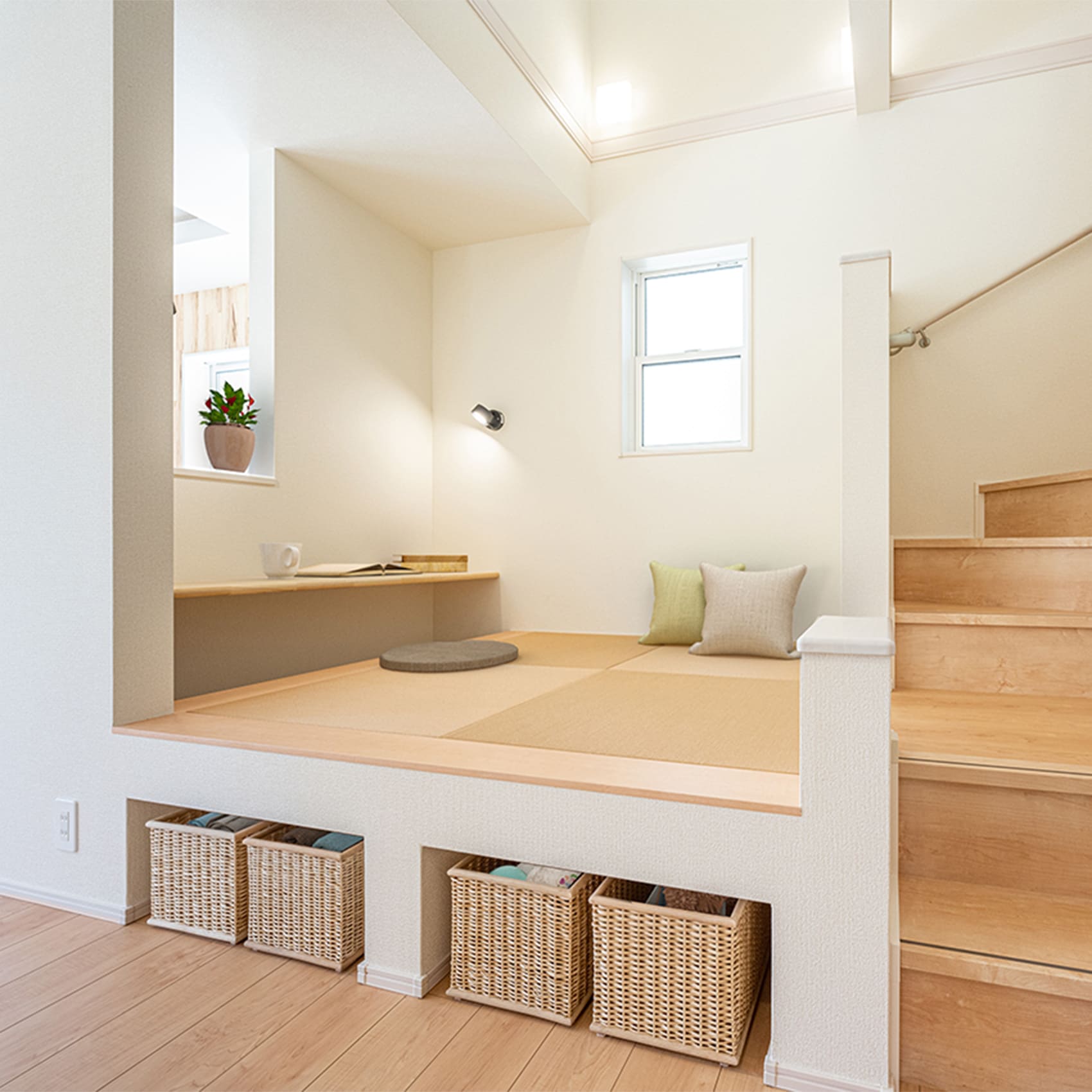 ブルーミングガーデンのリビング事例の画像