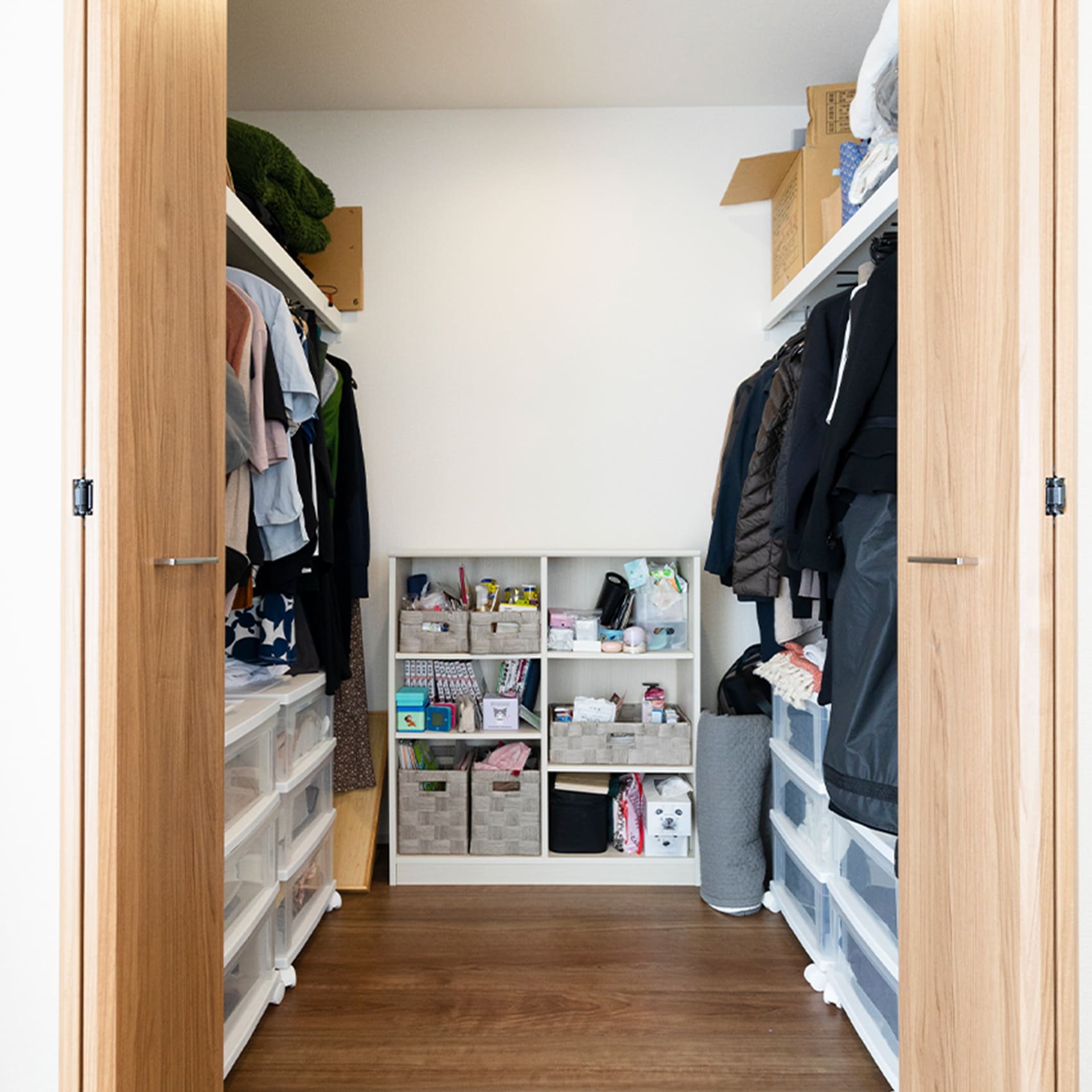 ブルーミングガーデンのクローゼット事例の画像