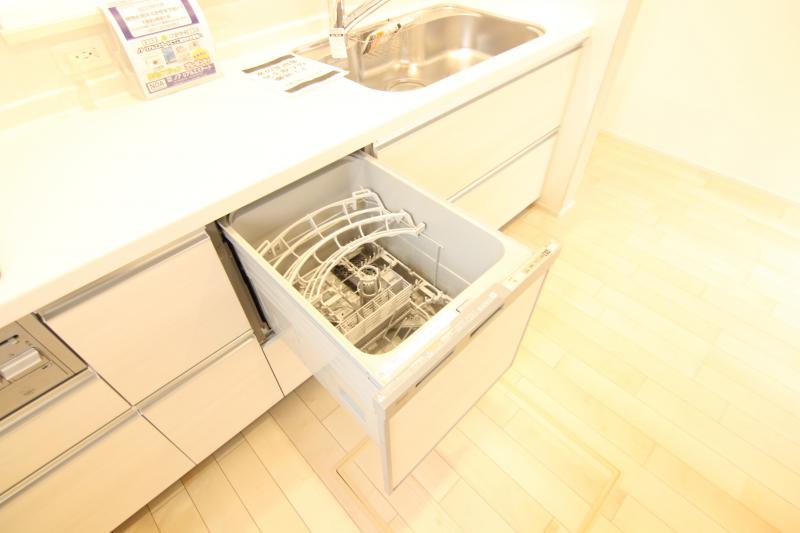 2号棟食洗機　家事の時短や手荒れの時期にも嬉しい「食洗機」が備え付け！