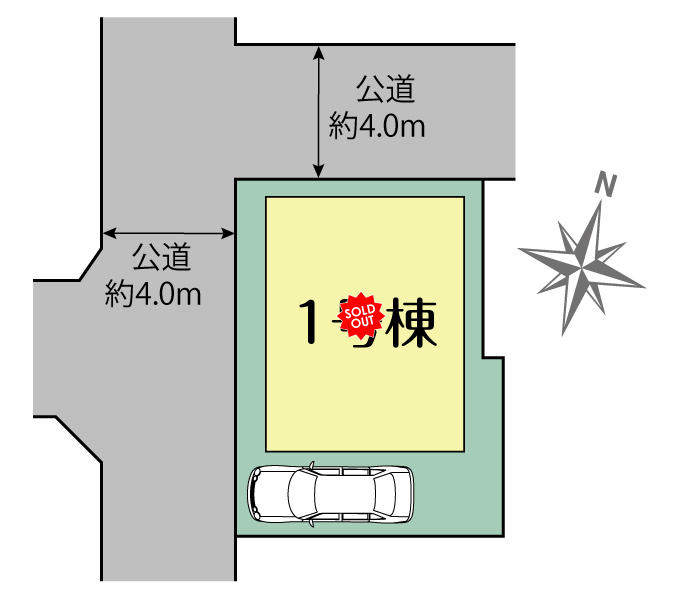 富士見市水谷東3丁目 区画図