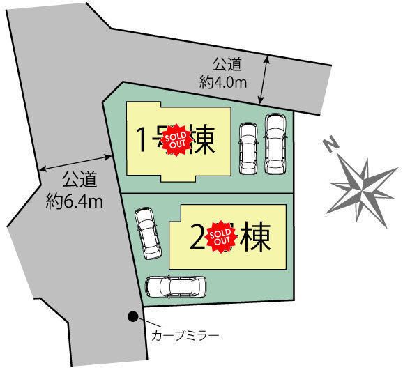 富士見市水子2棟 区画図