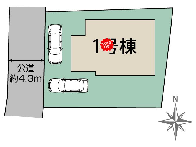 姫路市大津区平松 区画図