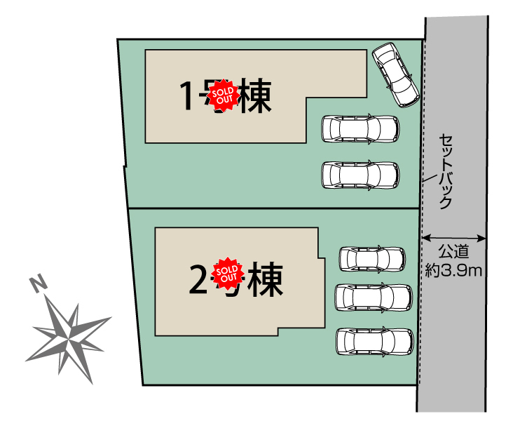 合志市須屋6期 区画図