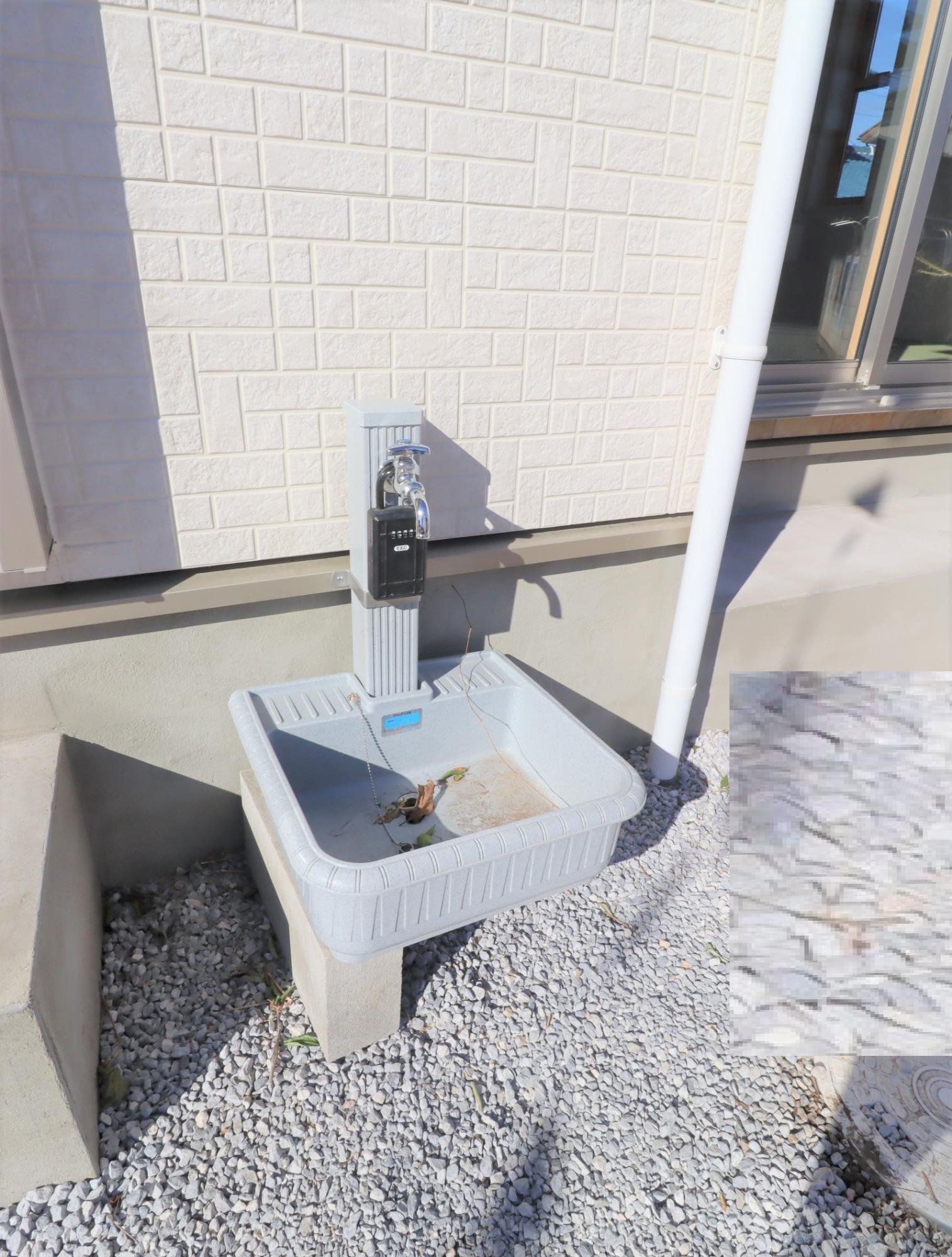 【外水栓】お掃除などに便利です