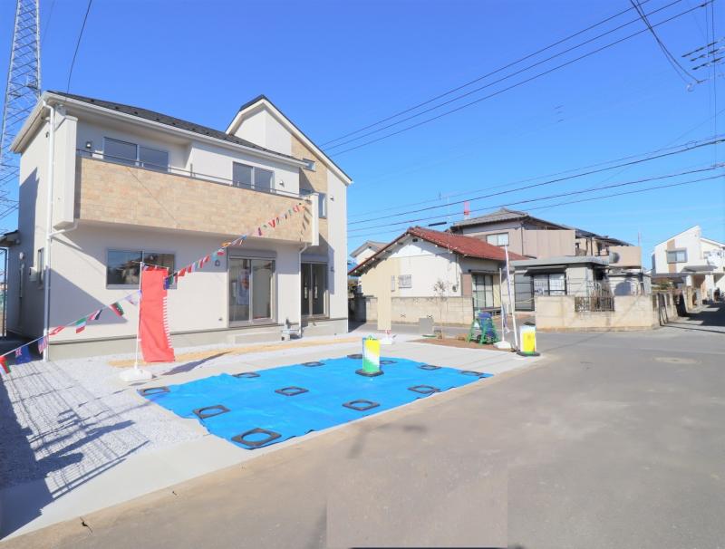 【販売現地】駐車スペース並列2台確保です♪