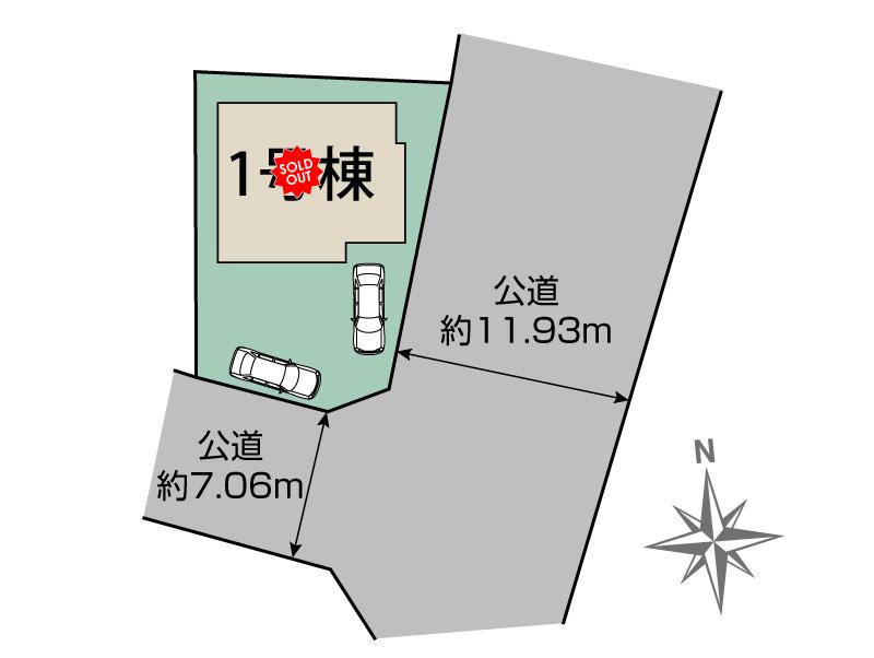 糸島市油比1棟 区画図