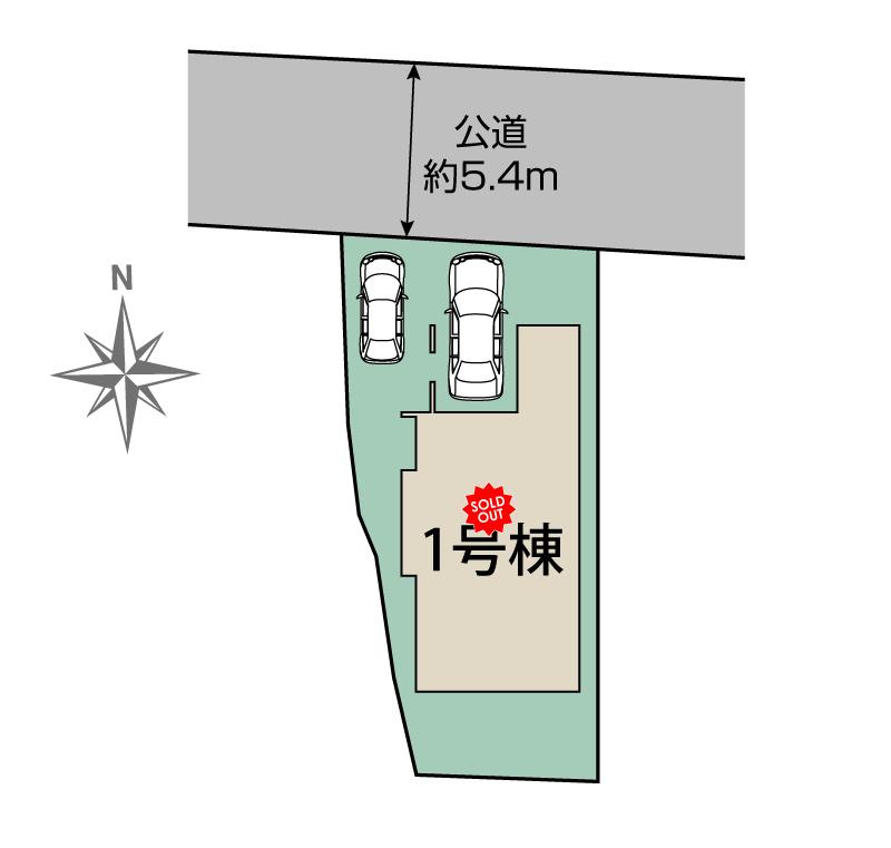 熊本市中央区琴平本町1棟　区画図