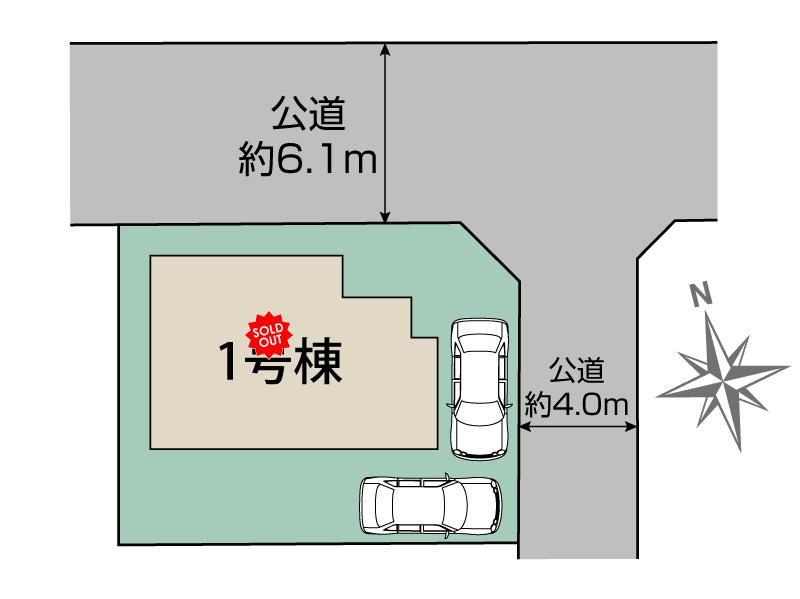 宝塚市向月町1棟 区画図