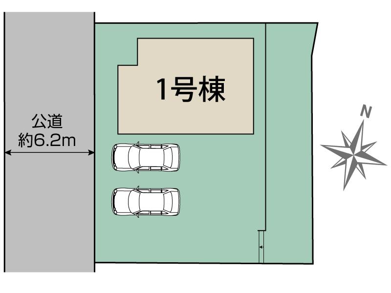 奈良市帝塚山3丁目1棟 区画図