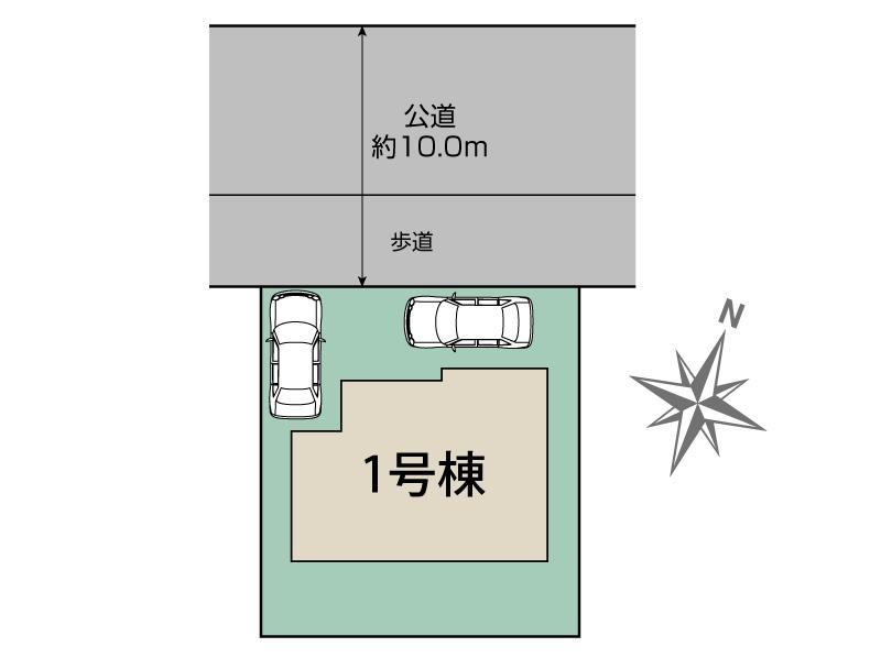 宝塚市中山五月台3丁目1棟 区画図