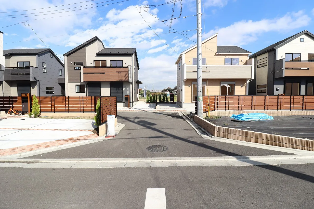 分譲地内4.5m開発道路