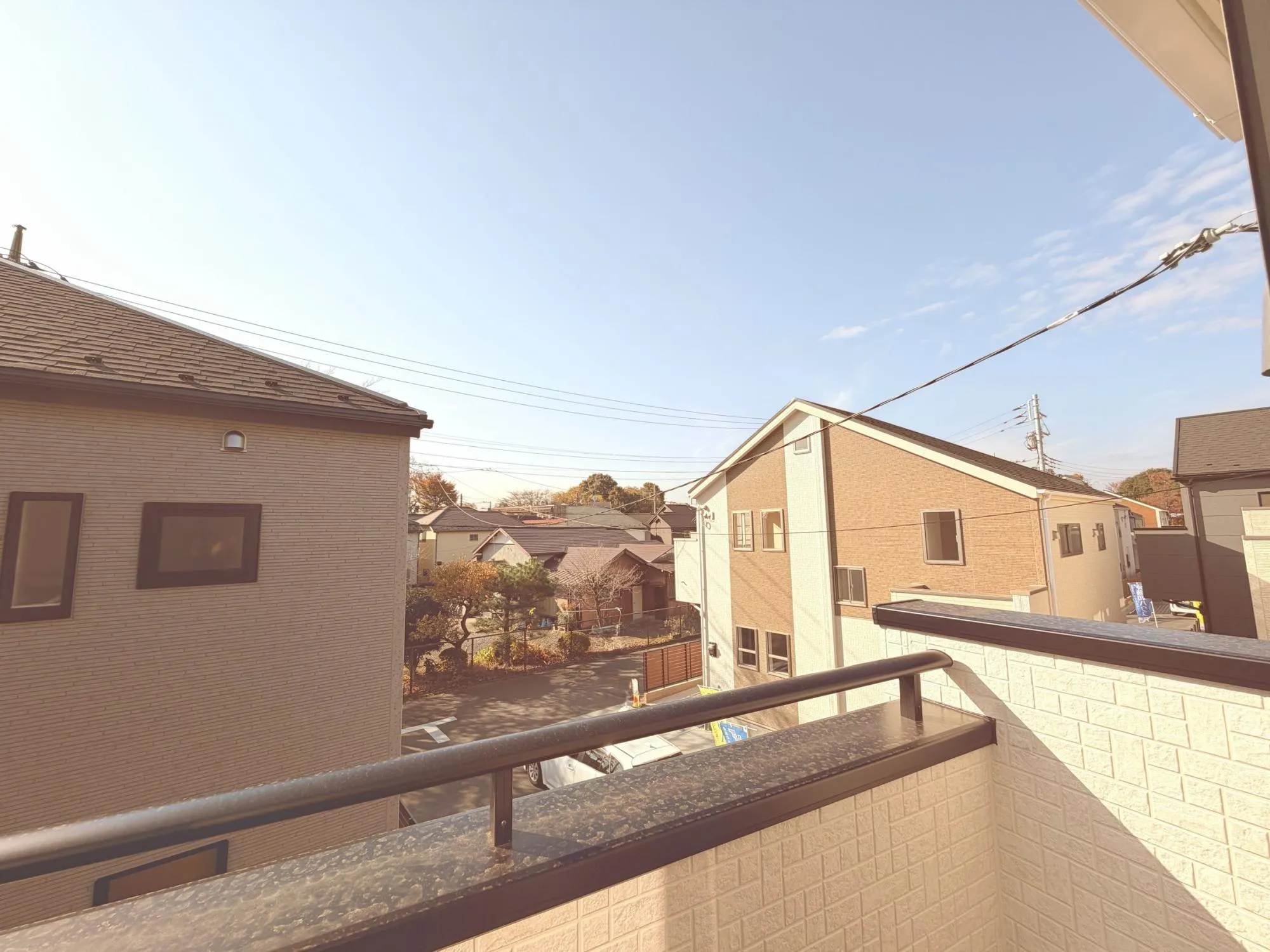 【13号棟】5.25帖洋室バルコニーからの眺望