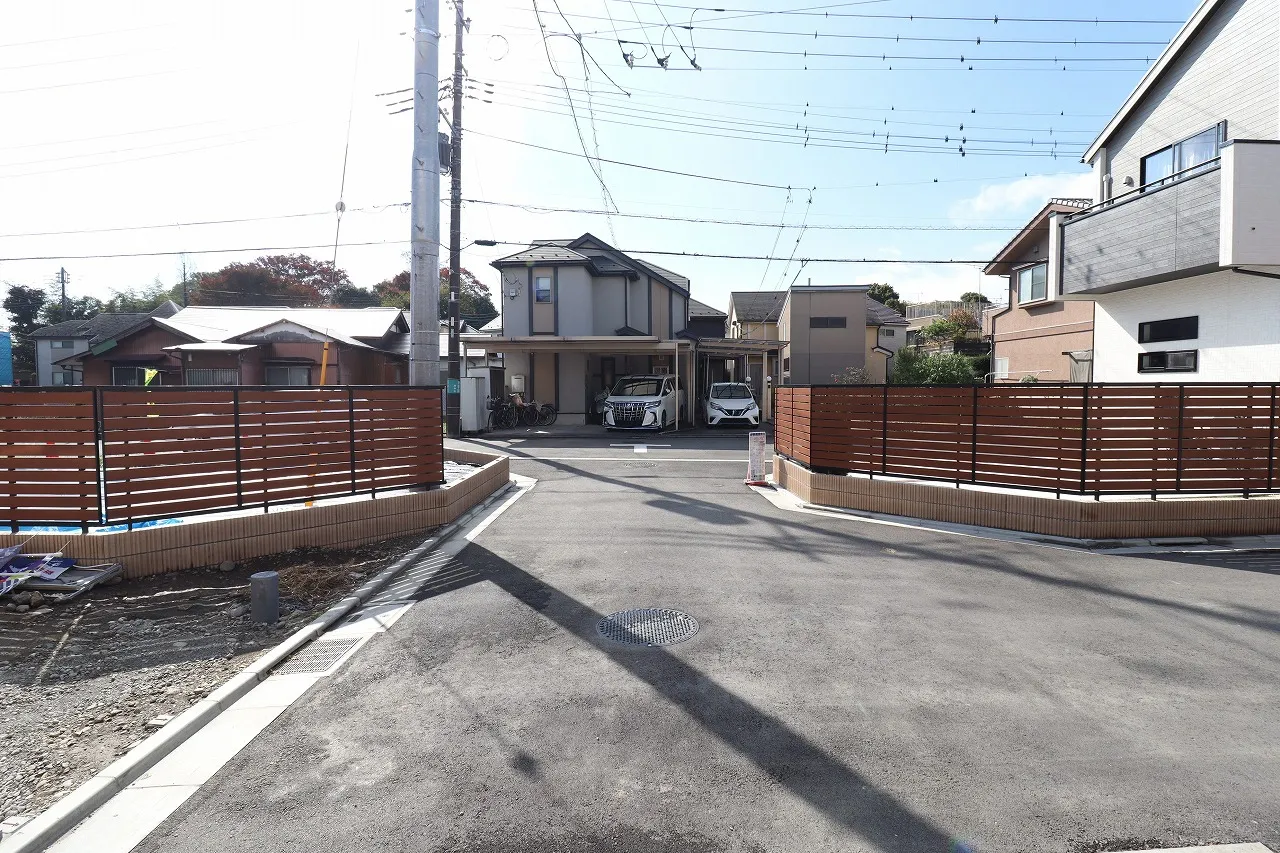 分譲地内4.5m開発道路