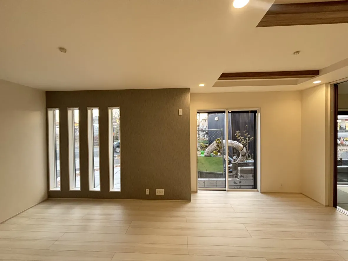 1号棟LDK17.37帖(2025年12月撮影)