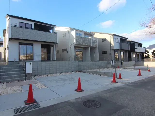 外観　左から1号棟・2号棟・3号棟・4号棟