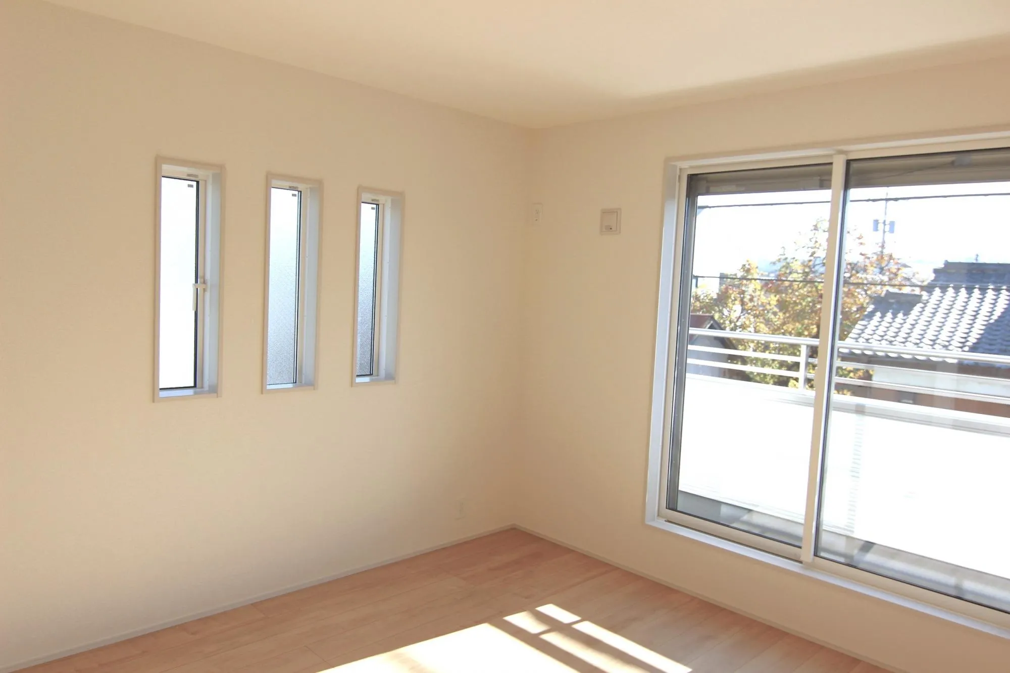 2面採光の洋室。明るく風通しも良いので、ゆったりとくつろいで過ごせます