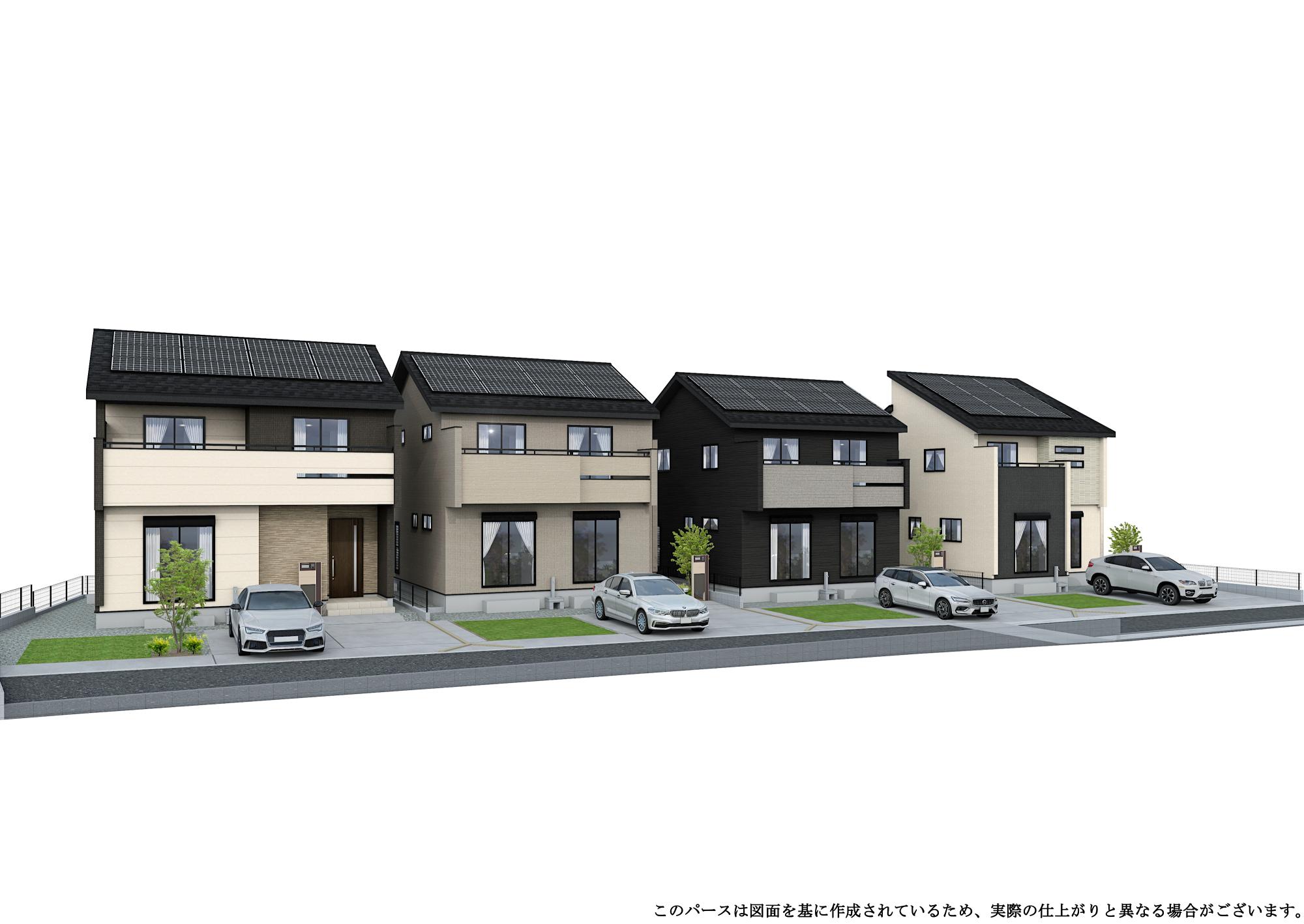 上尾市二ツ宮の「ブルーミングガーデン 上尾市二ツ宮3期4棟