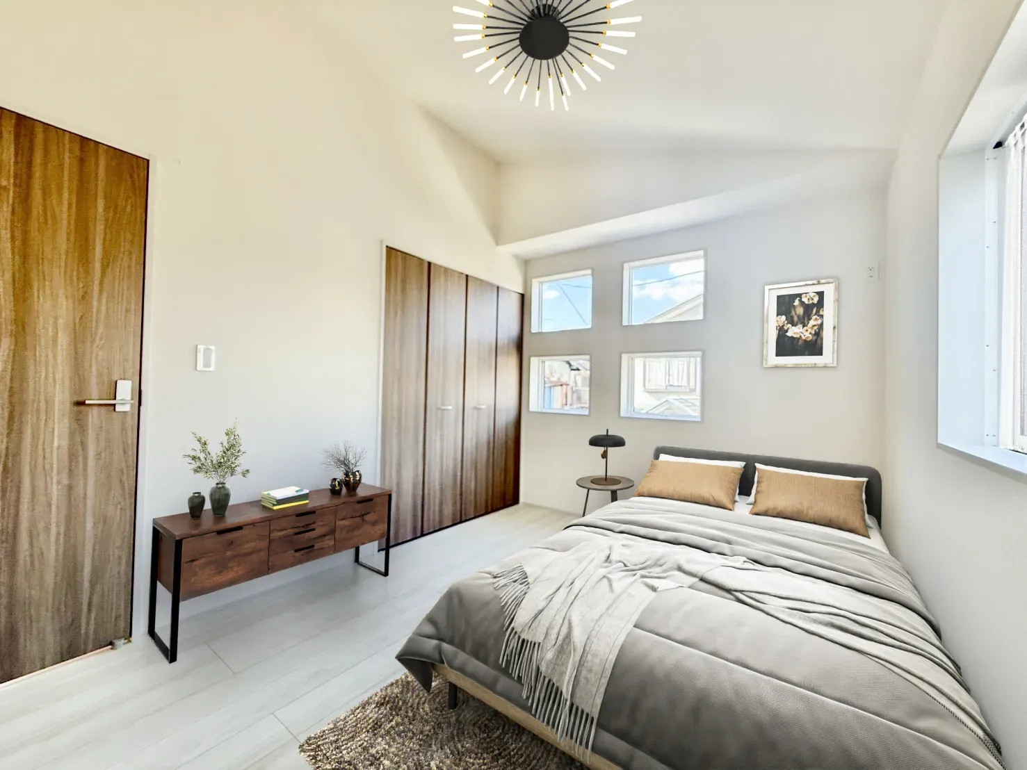 【③号棟イメージ】実際の室内写真に家具等を配置したCG画像です。家具付き販売ではございません。