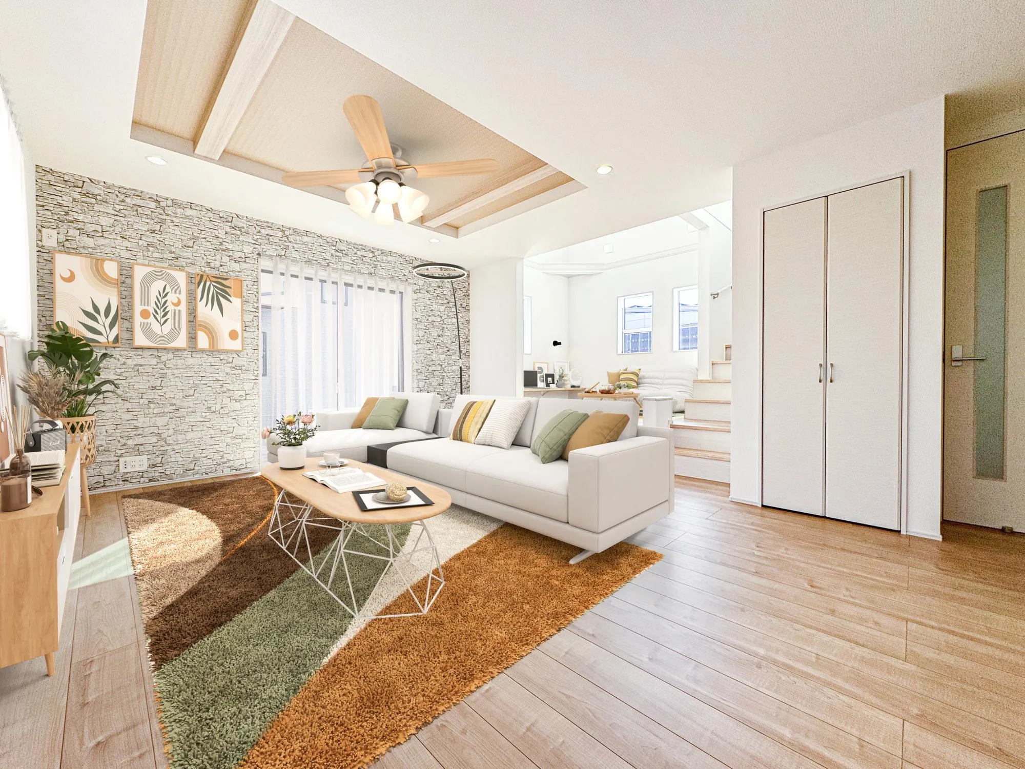 【9号棟/マルチスキップ含むLDK(21.5帖)】