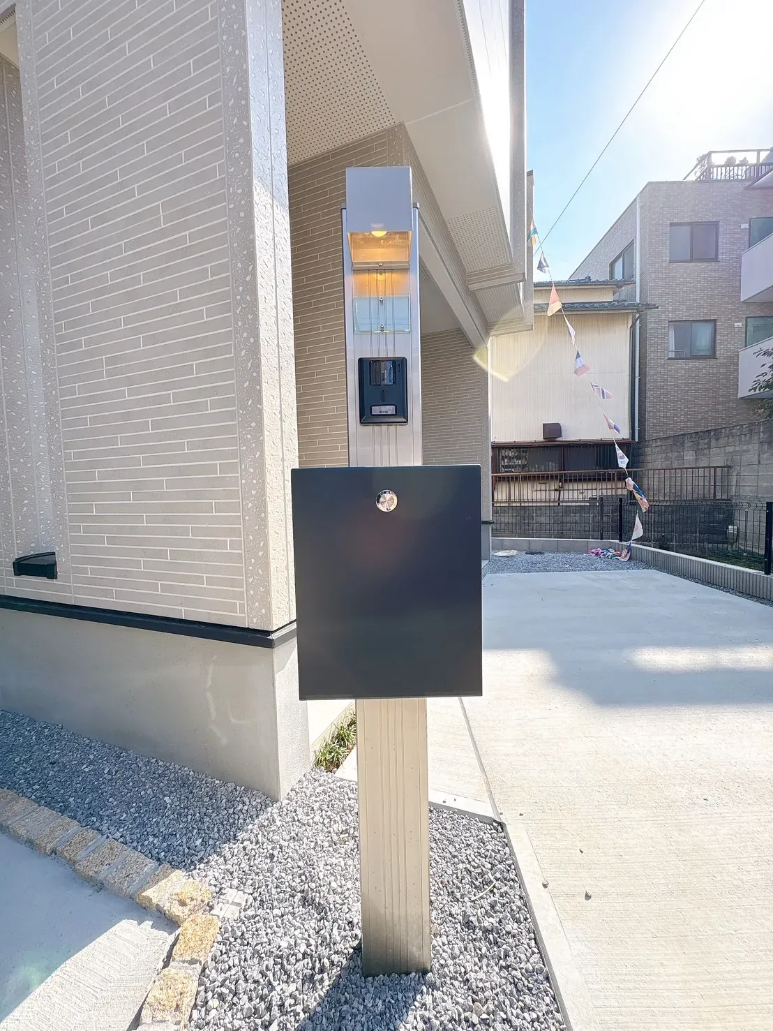 【ポスト付きインターホン】