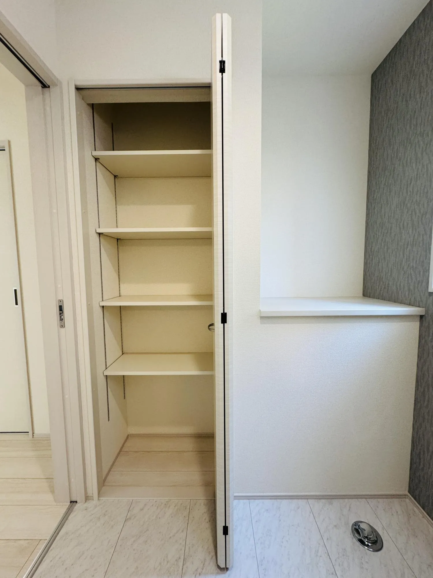 【洗面所内・収納スペース】