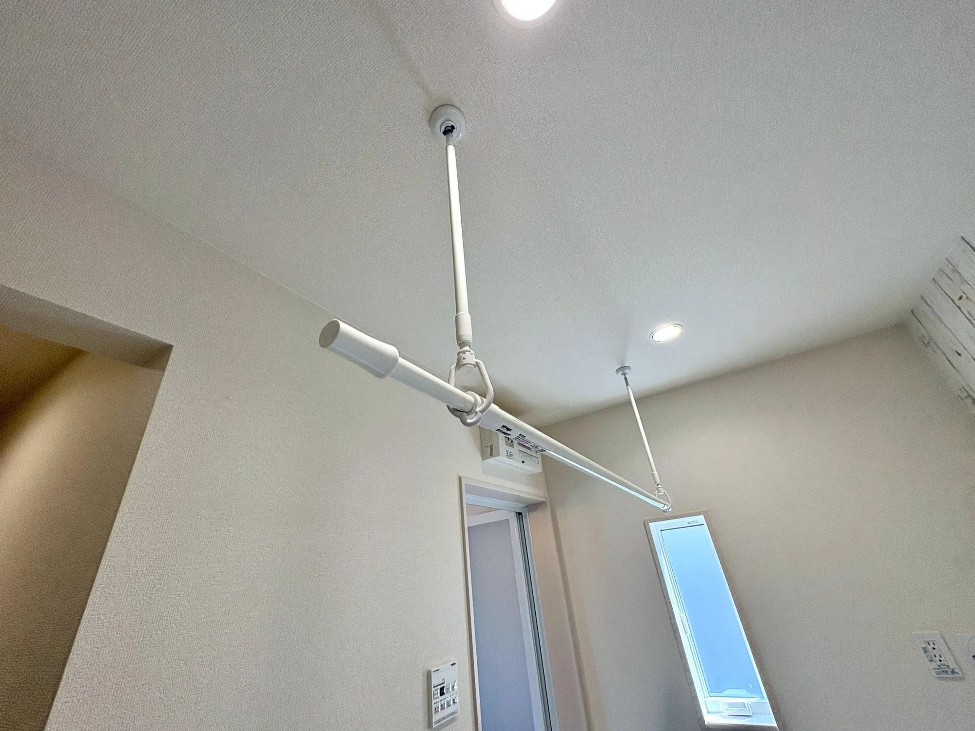 【1号棟】室内物干し