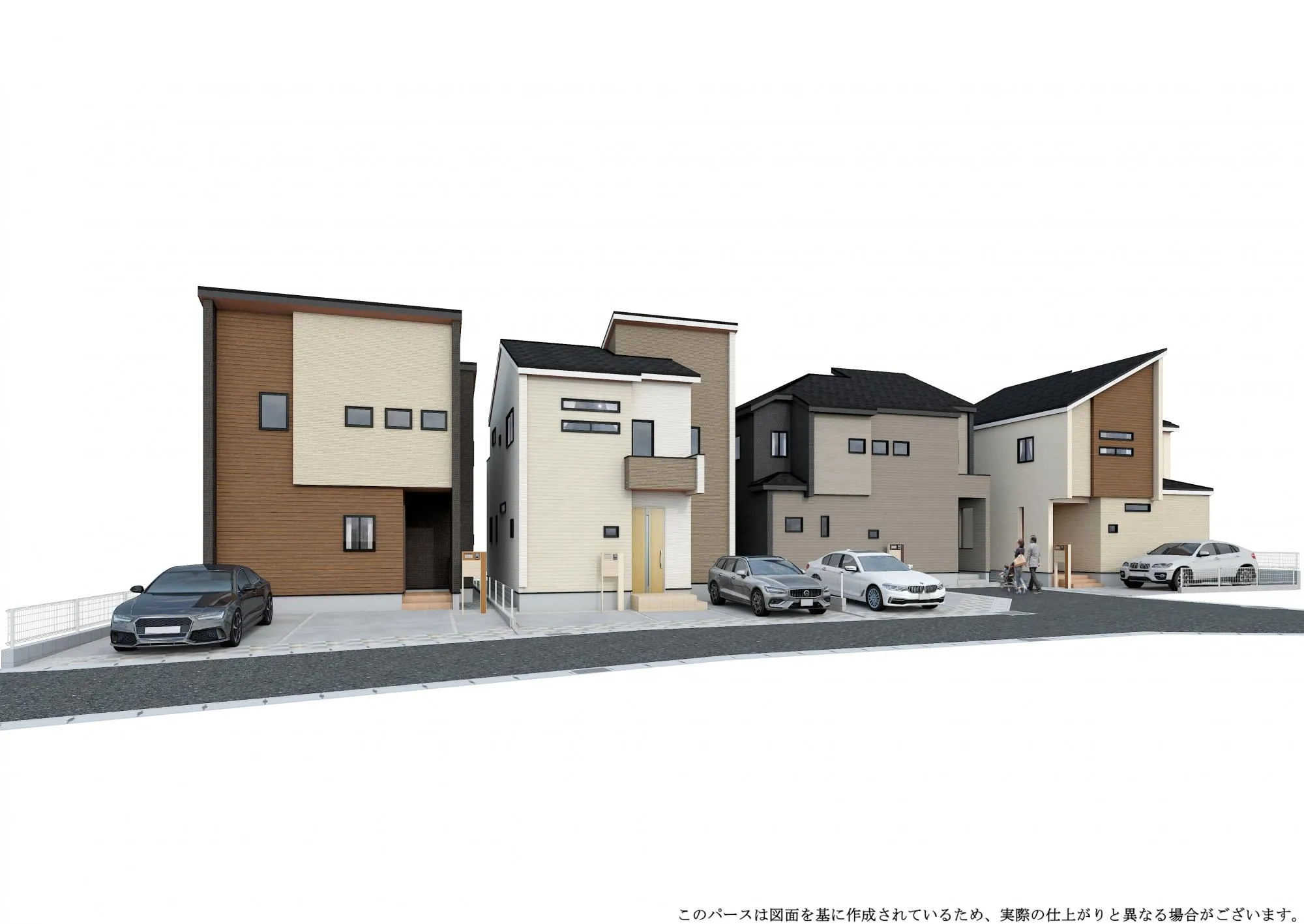 外観パース(7~10号棟)