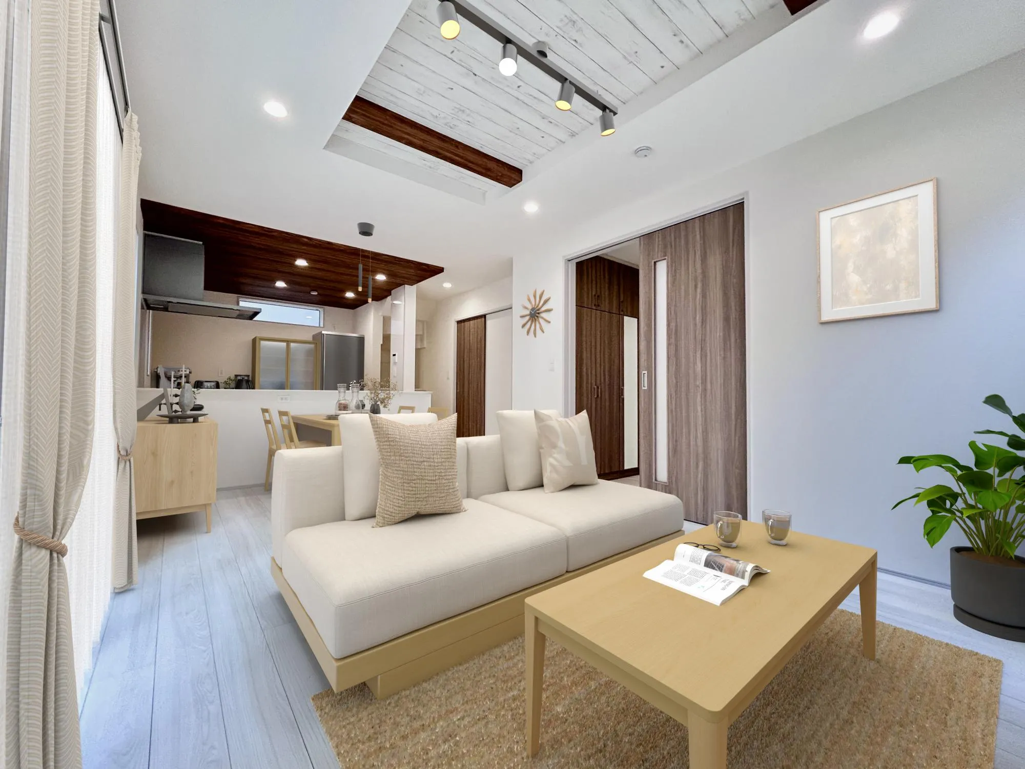 【2号棟リビング】