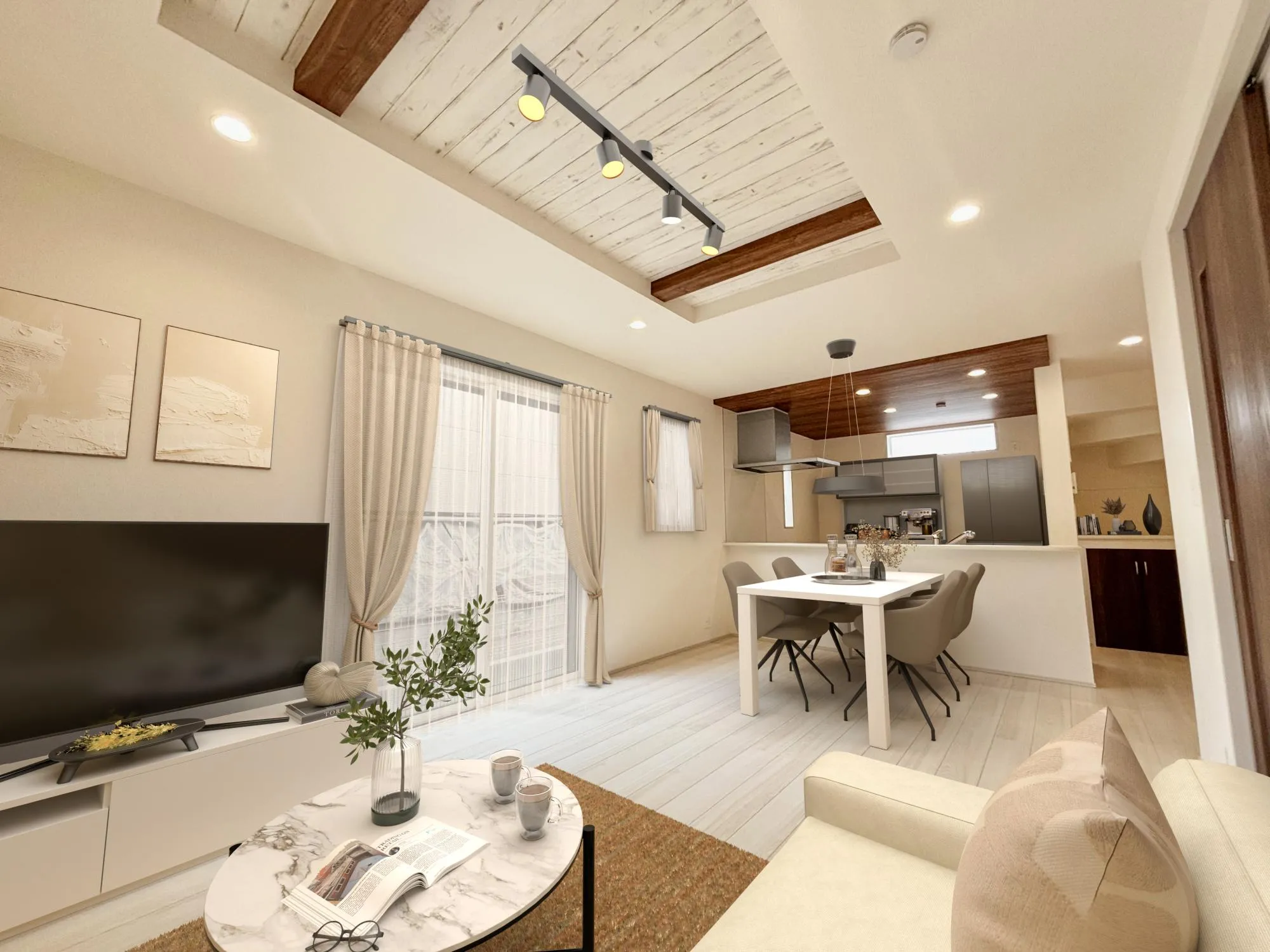 【4号棟リビング】