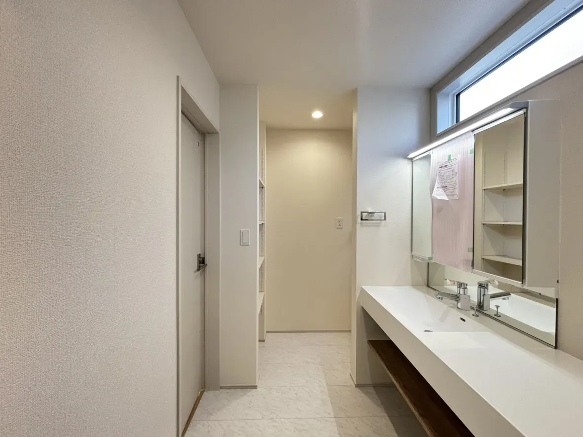 2号棟洗面所(2026年1月撮影)