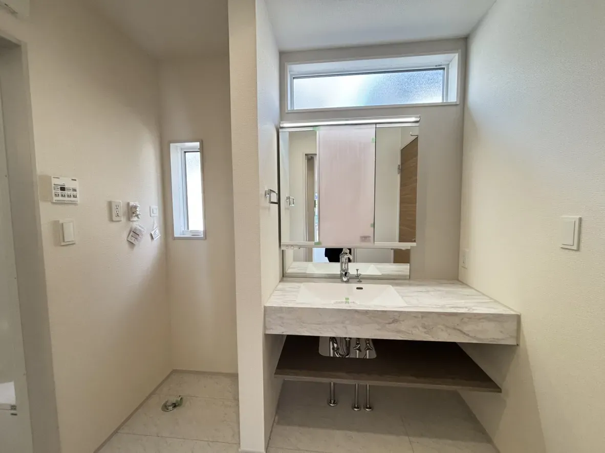 7号棟洗面台(2026年1月撮影)