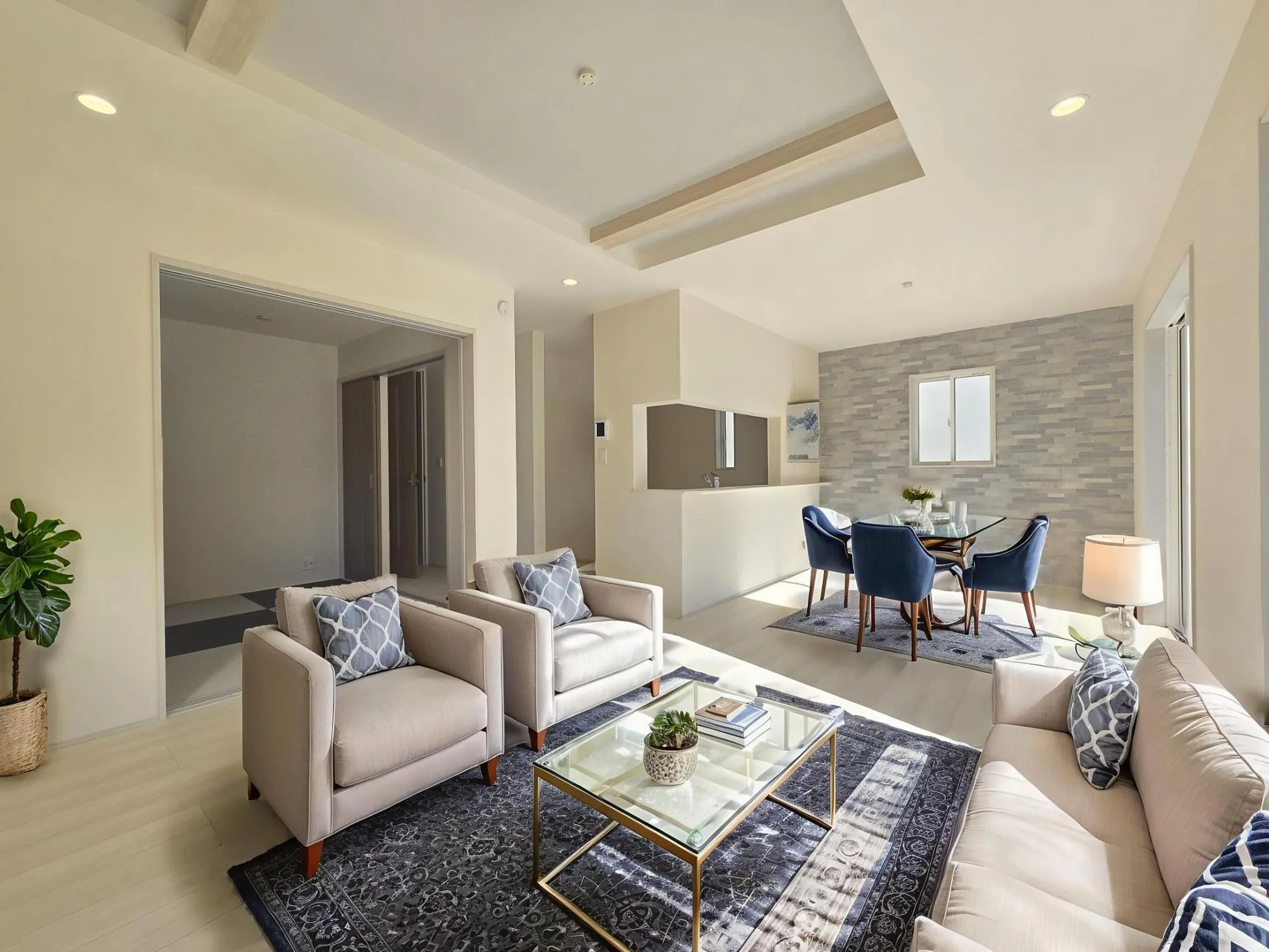 家具配置イメージ図　1号棟　リビング