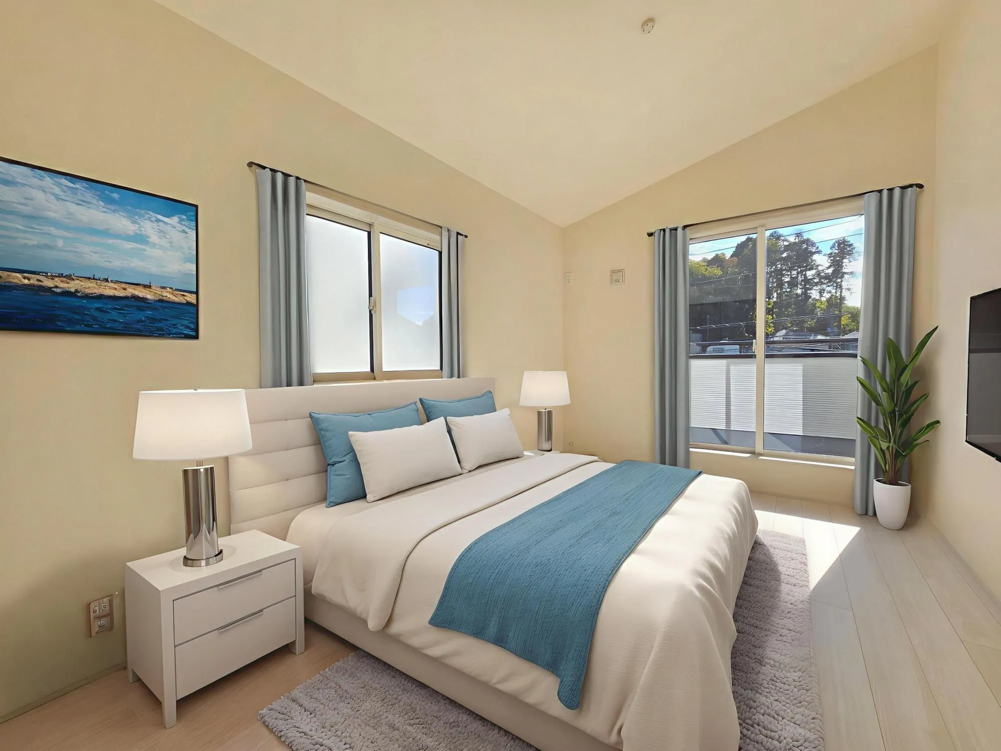 家具配置イメージ図　1号棟　主寝室