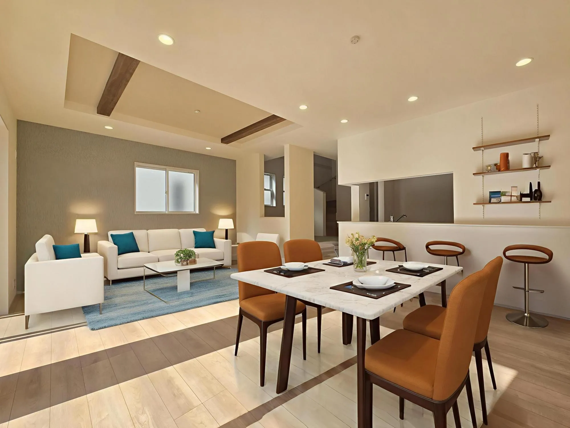 家具配置イメージ図　2号棟　リビング