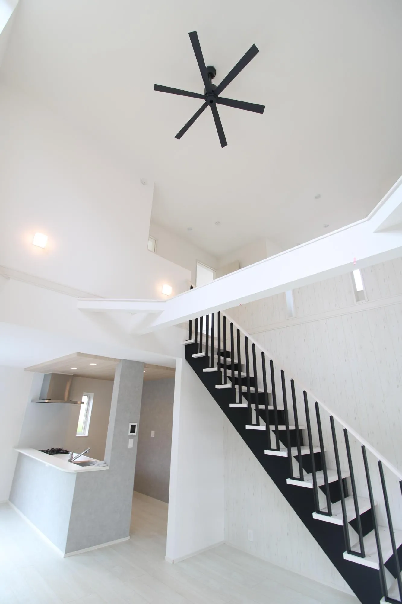 リビング吹き抜け