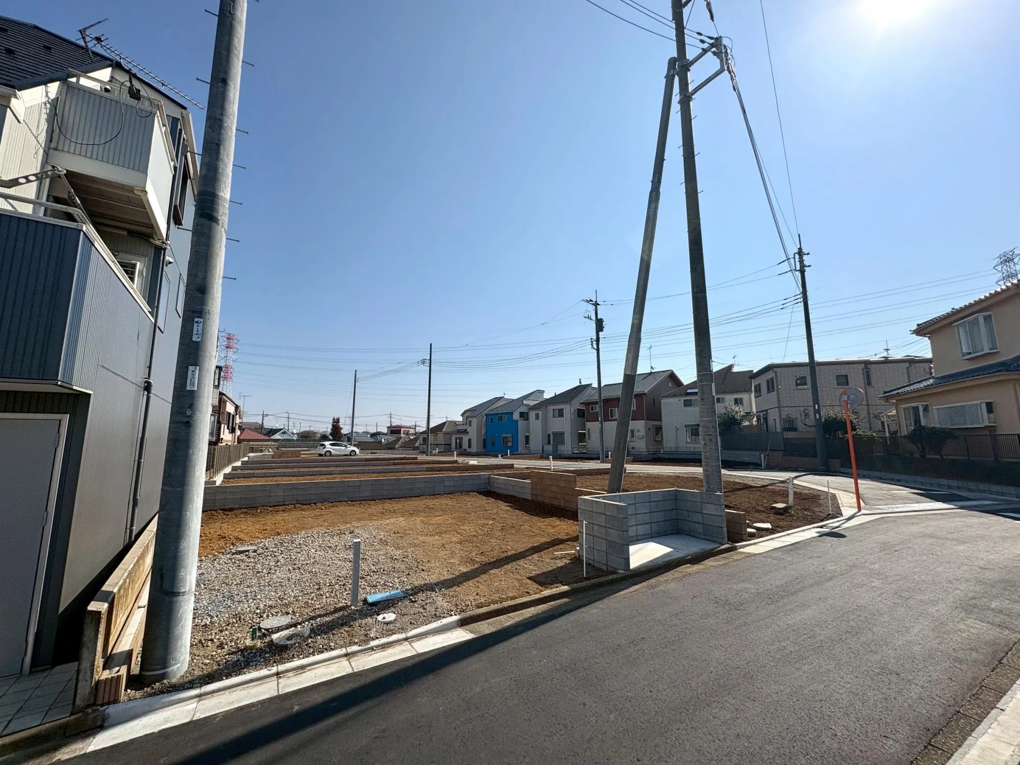 現地前面道路(2026.2月撮影)