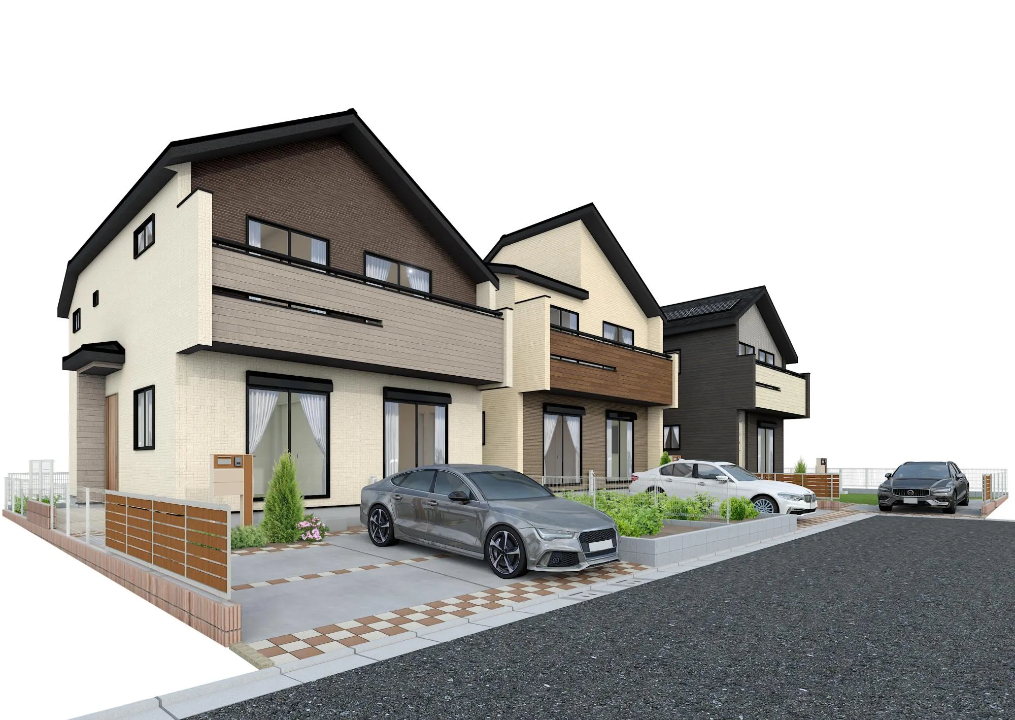 【完成予想図(外観)】