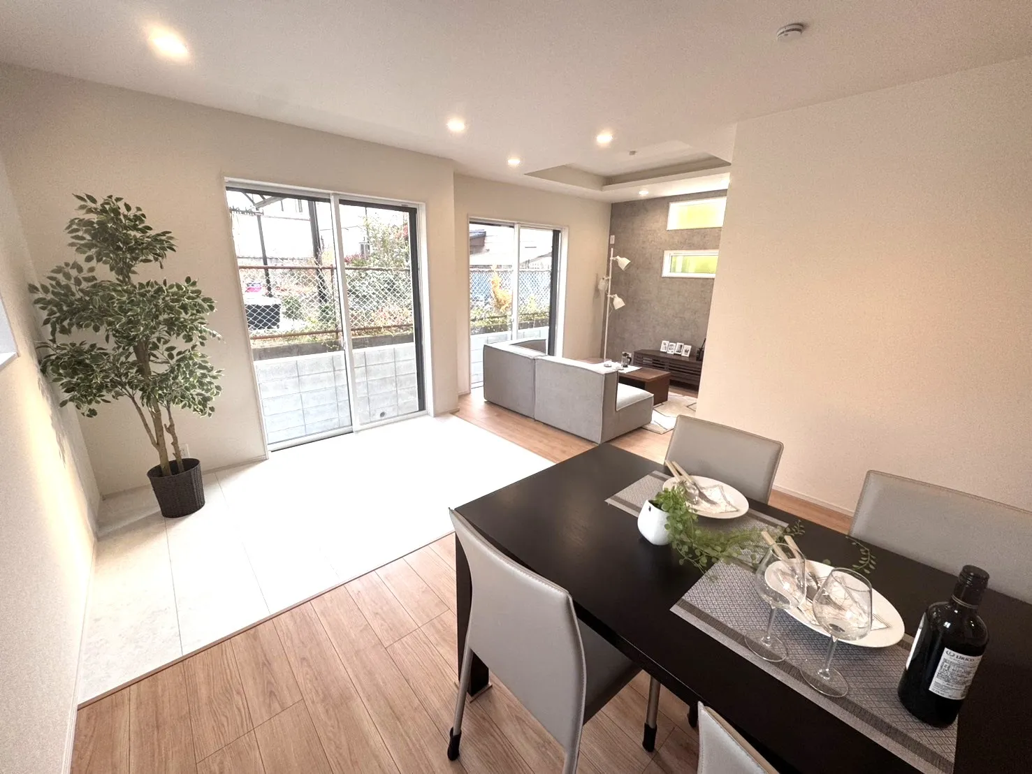 ☆1号棟　リビング(モデル家具)☆