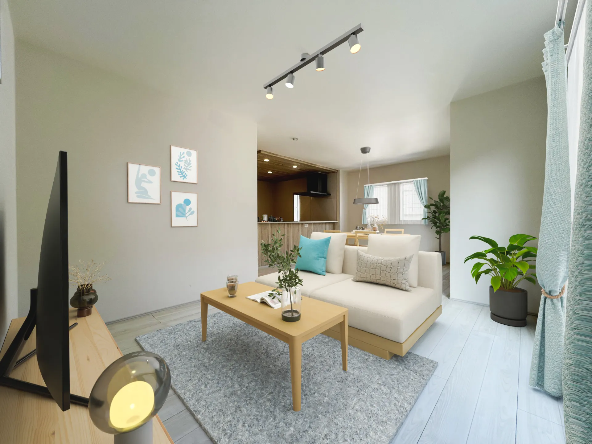 CG加工によるイメージ画像になります。家具付きの販売はおこなっておりません。