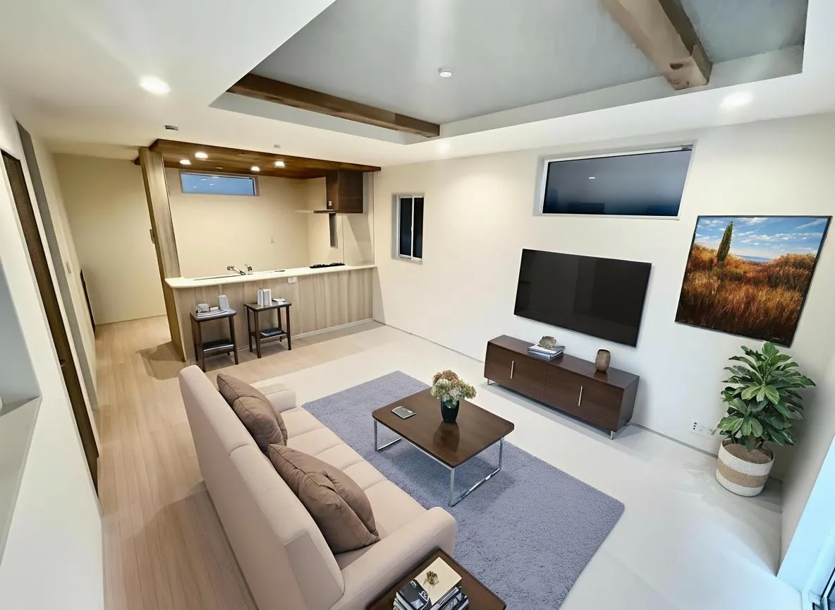 リビング(CG加工でお部屋をイメージ。家具付の販売は行っておりません。)