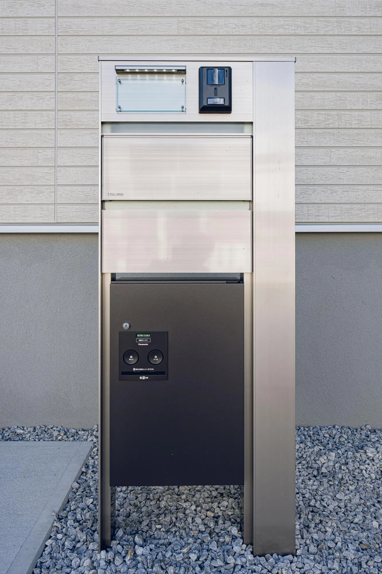 宅配ボックス一体型のポスト