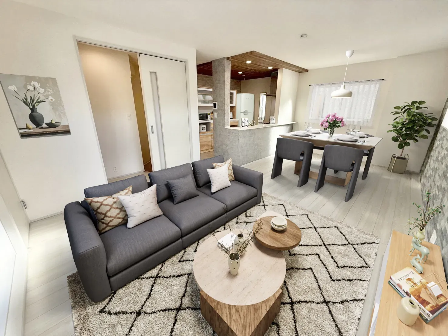 リビングダイニング1号棟