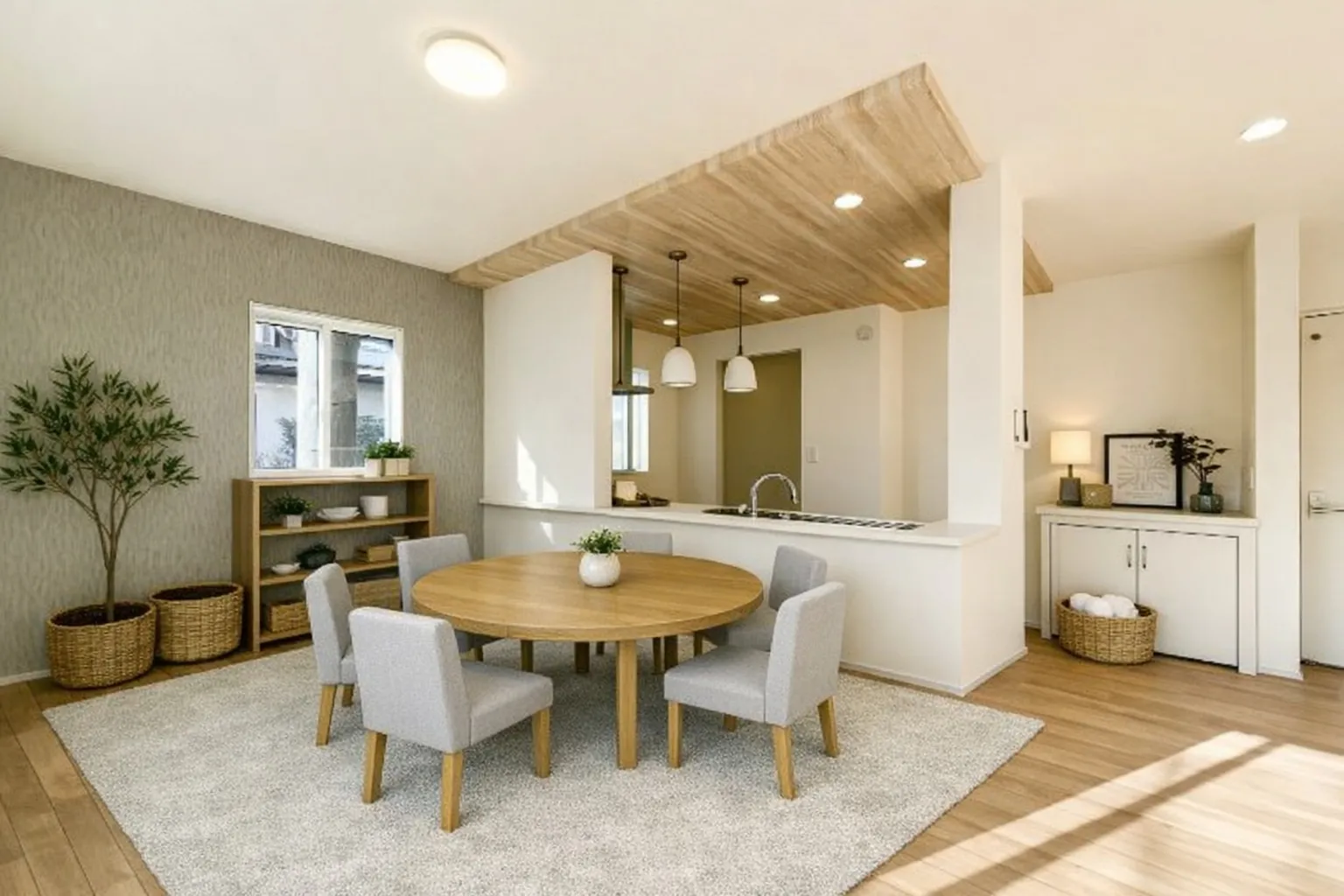 【1号棟　ダイニング・キッチン】